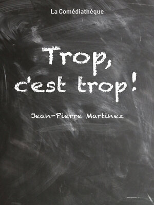 cover image of Trop c'est trop